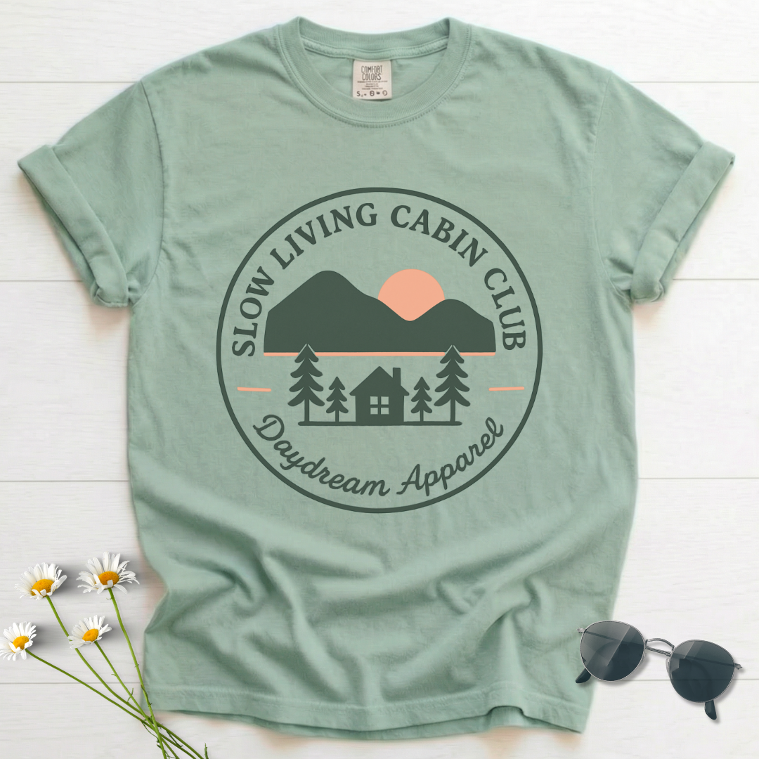 Slow Living Cabin Club T-Shirt