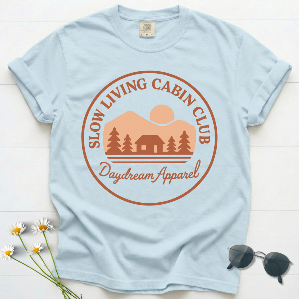 Slow Living Cabin Club T-Shirt
