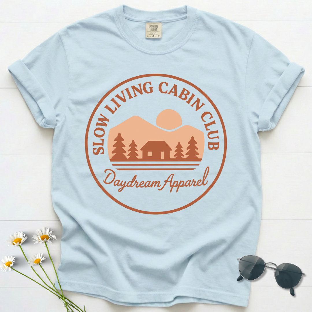 Slow Living Cabin Club T-Shirt