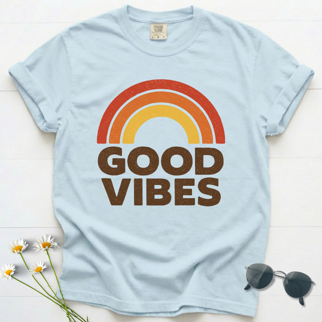 Good Vibes Rainbow T-Shirt