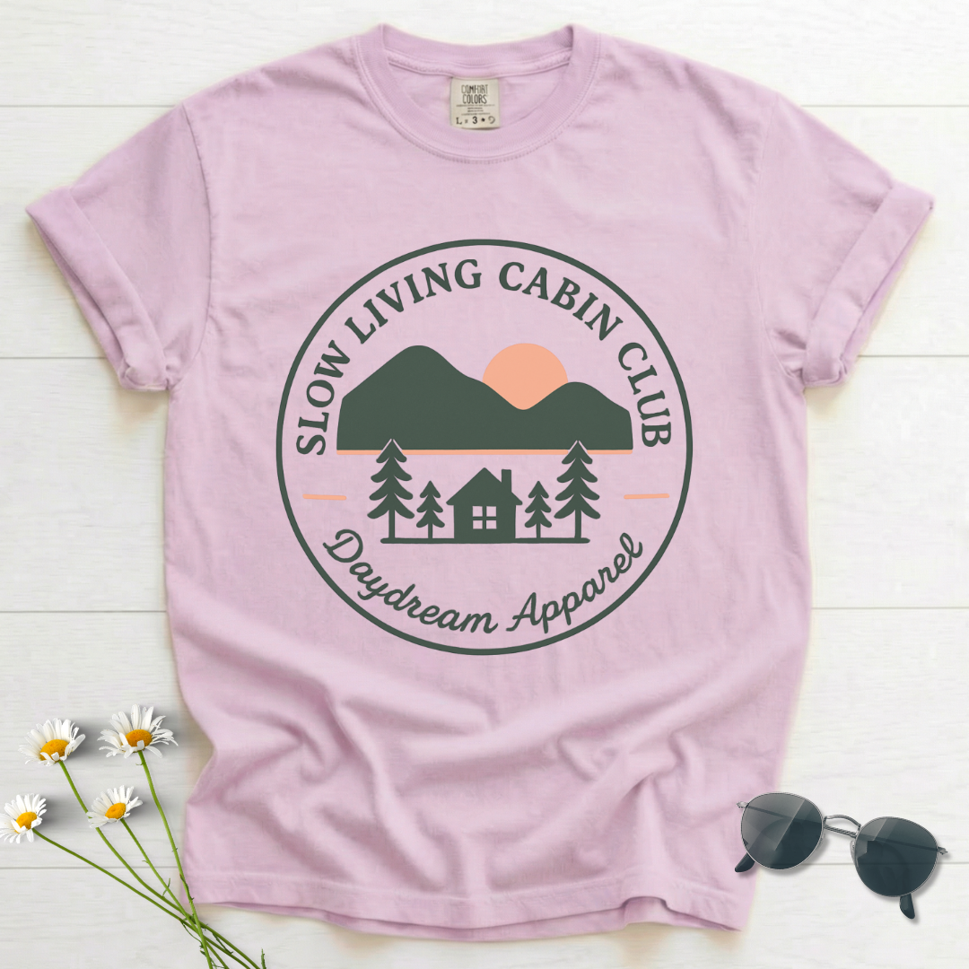 Slow Living Cabin Club T-Shirt