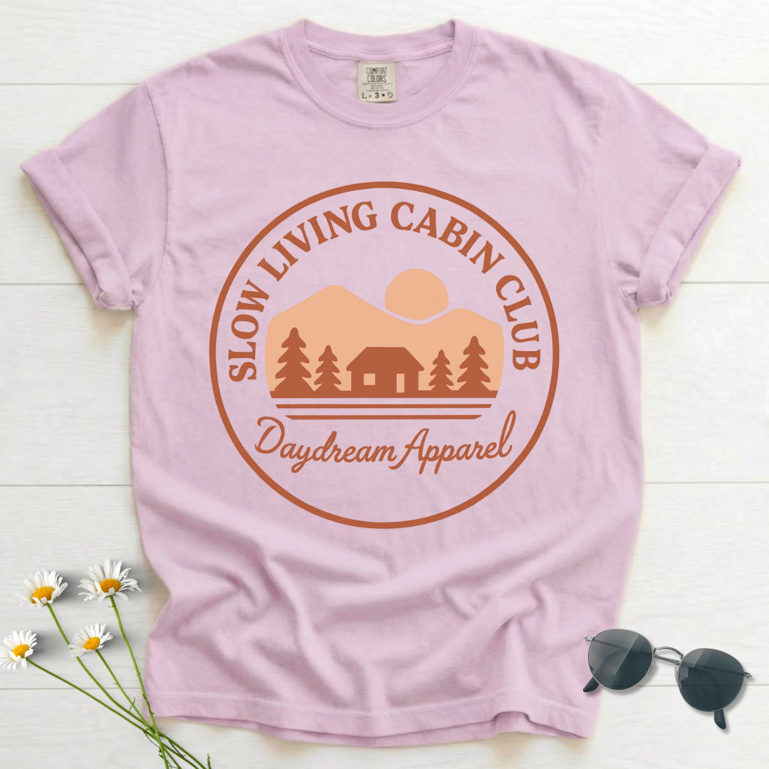 Slow Living Cabin Club T-Shirt
