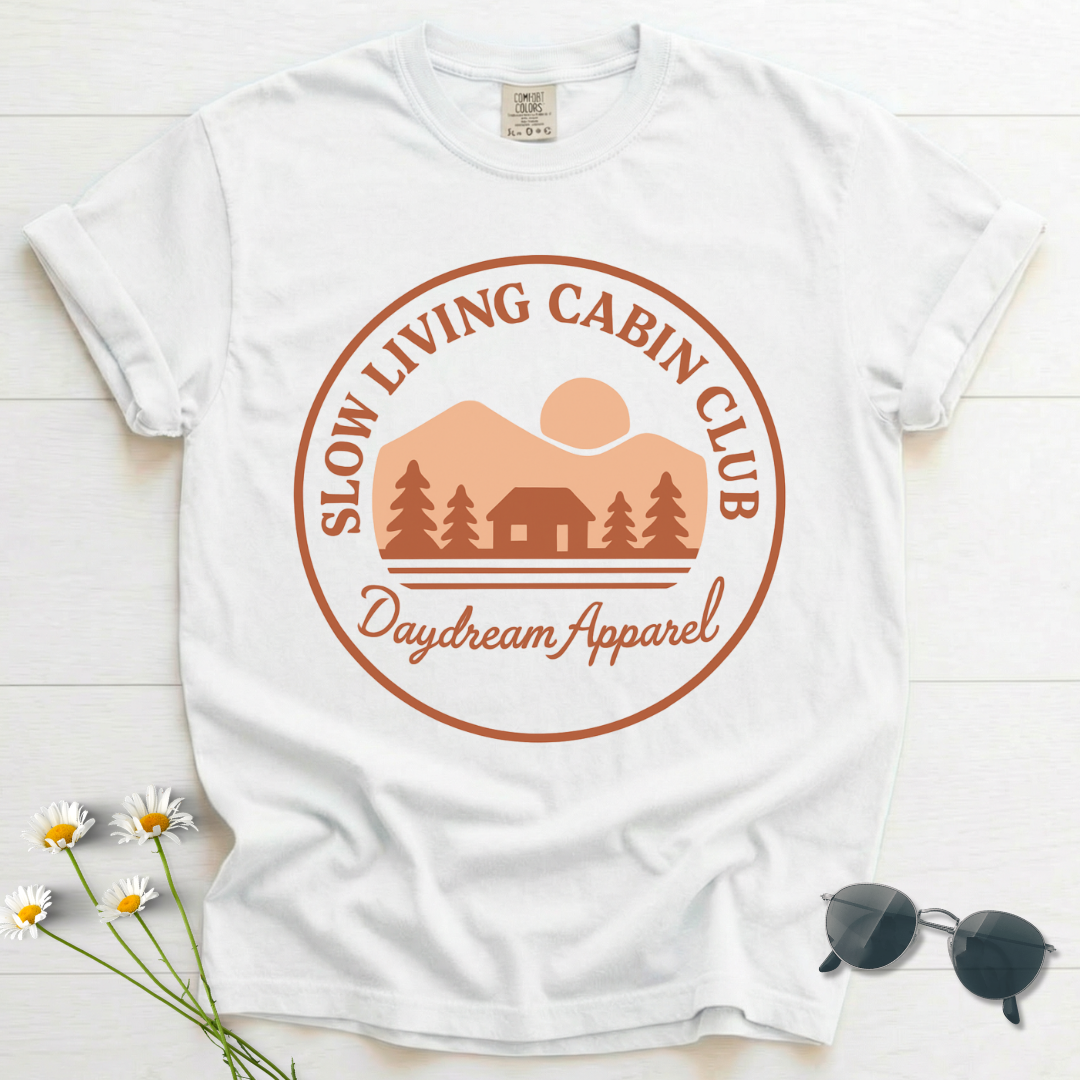 Slow Living Cabin Club T-Shirt